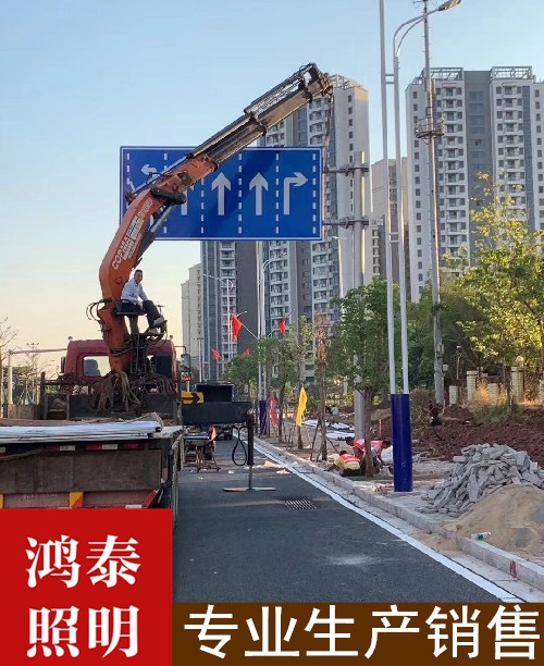 浙江F型標志桿路牌桿高速路牌桿